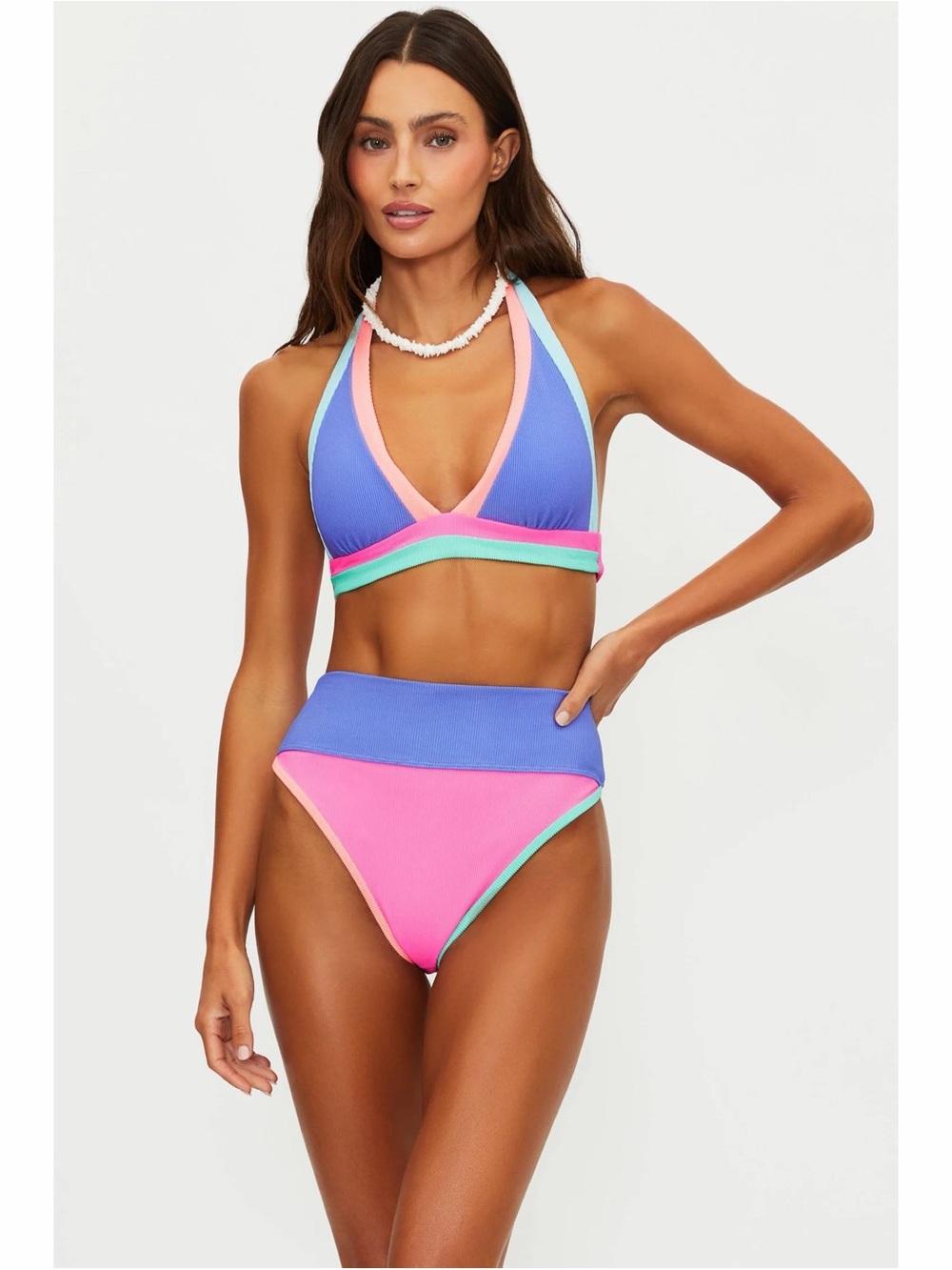 Beach Riot Moana Top Sherbert Shores Colorblock